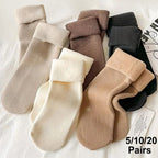 Thermal Cashmere Wool Socks – Thickened Winter Warmth for Snow Boots