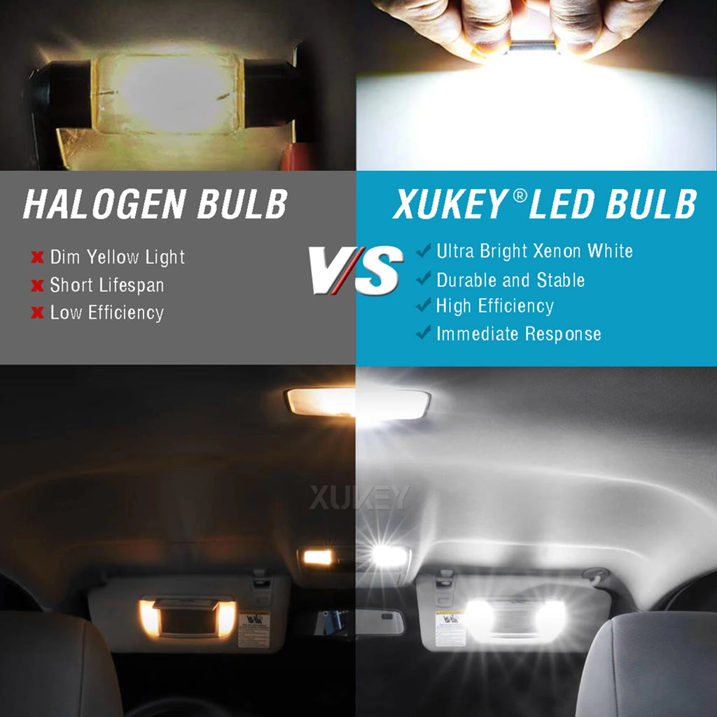 LED License Plate Bulbs – 6000K Bright White Light for BMW E-Series