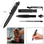 Tactical Aluminum Pen – Multifunction Glass Breaker for Survival Camping