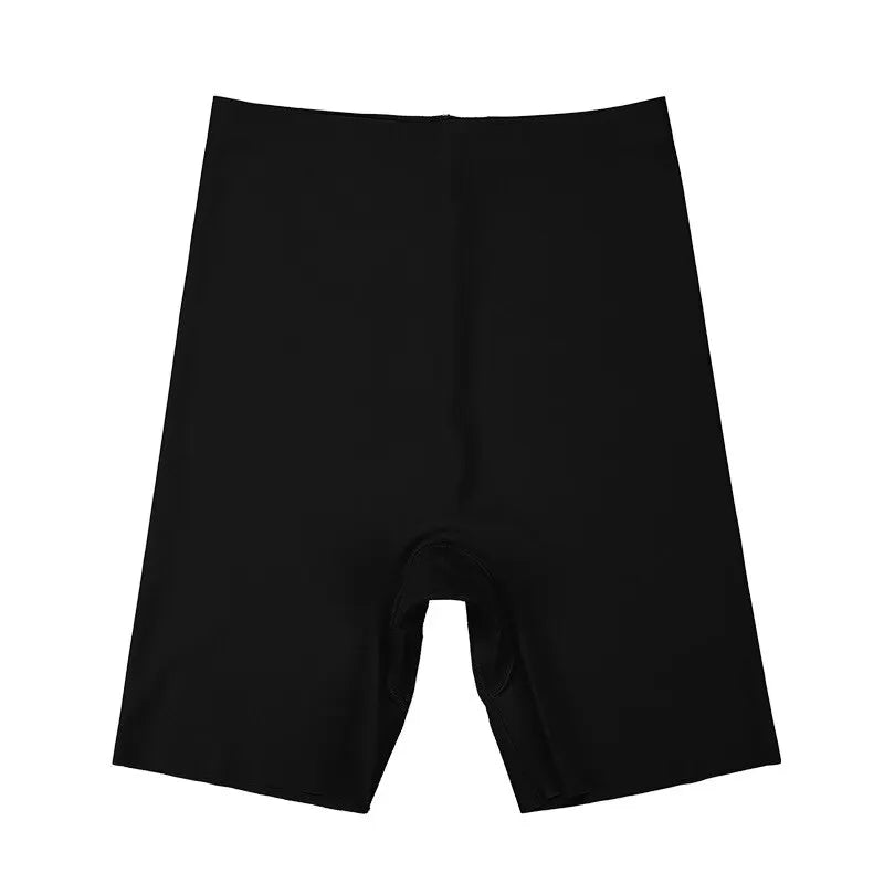 Seamless High Waist Boyshorts – Tummy Control Ice Silk Underwear for Women