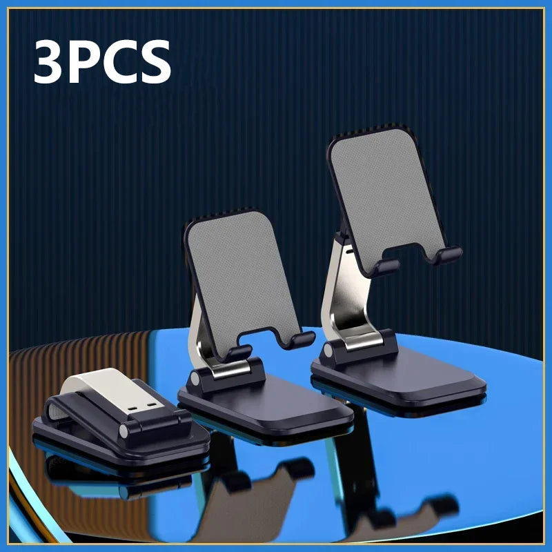 Foldable ABS Desktop Stand – Portable Holder for Mobile Phone and Tablet