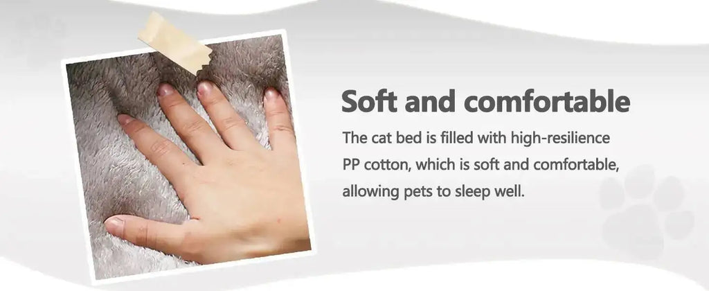 Soft Pet Bed House – Washable Enclosed Kennel for Indoor Dogs and Cats