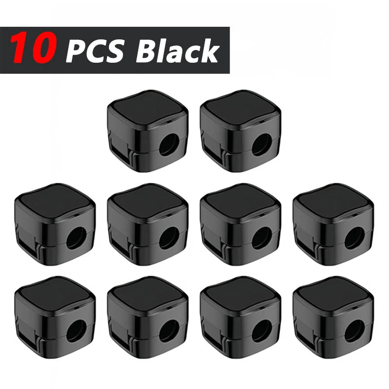 Magnetic Cable Clips – Adjustable Adhesive Cord Holder for Home Office Desk