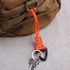Braided Paracord Keychain – 20cm Military Nylon Lanyard for Outdoor Gear