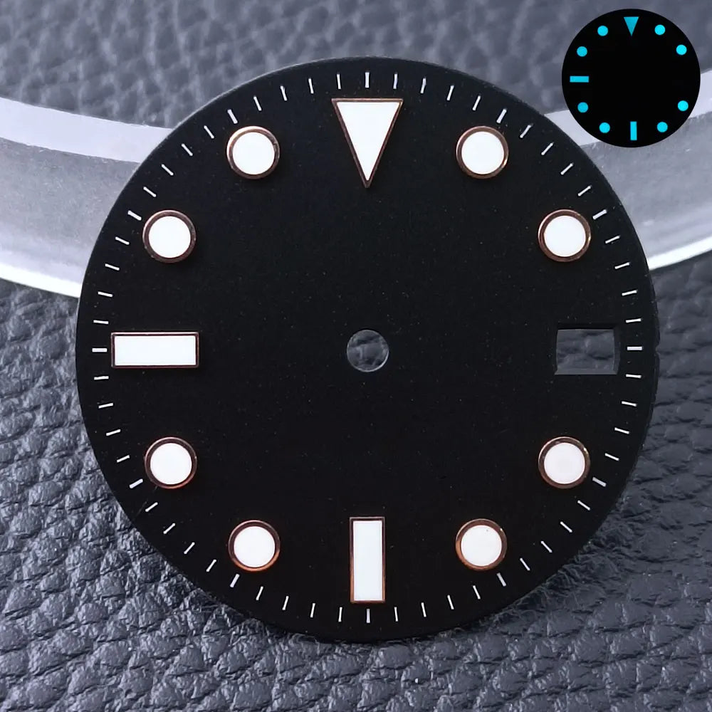 Custom GMT Watch Dial – 28.5mm Single Calendar for NH34 NH35 Movements