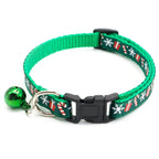 Adjustable Christmas Cat Collar – Snowflake Elk Polypropylene Pet Accessory
