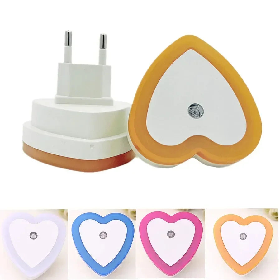 LED Auto Sensor Night Light – Energy Saving Plug-in Lamp for Kids Bedroom