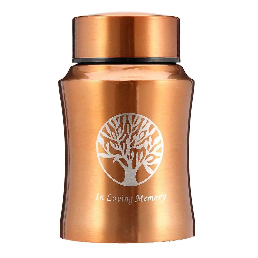 Stainless Steel Tree Pet Urn – Memorial Keepsake for Cat and Dog Ashes