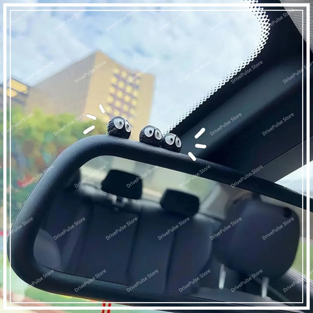 Soot Sprite Car Charms – Kawaii Anime Dashboard Mirror Decor for Fans