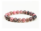 Natural Stone Bead Bracelet – Healing Crystal Gemstone Jewelry for Men and Women
