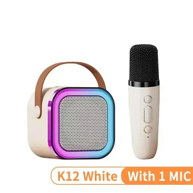 Portable Karaoke Speaker – RGB Wireless System for Kids Family Singing