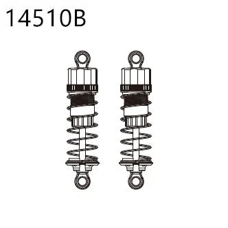 RC Car Spare Parts – Differential Shock and Tire Set for 1/14 Scale Models