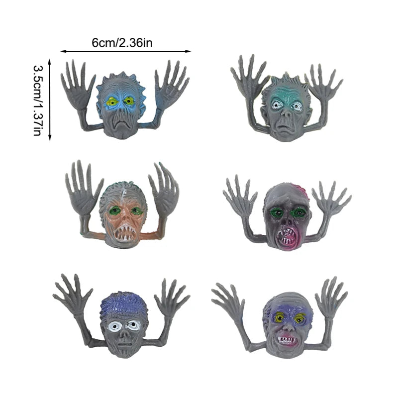 Mini Monster Finger Puppets – Spooky Ghost Zombie Toys for Kids Parties