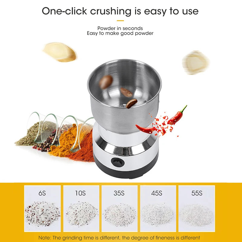 Electric Grain Grinder – 300ml Ultrafine Mill for Coffee and Baby Food