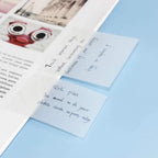 Transparent Sticky Notes – Waterproof Self-Adhesive Memo for Office School