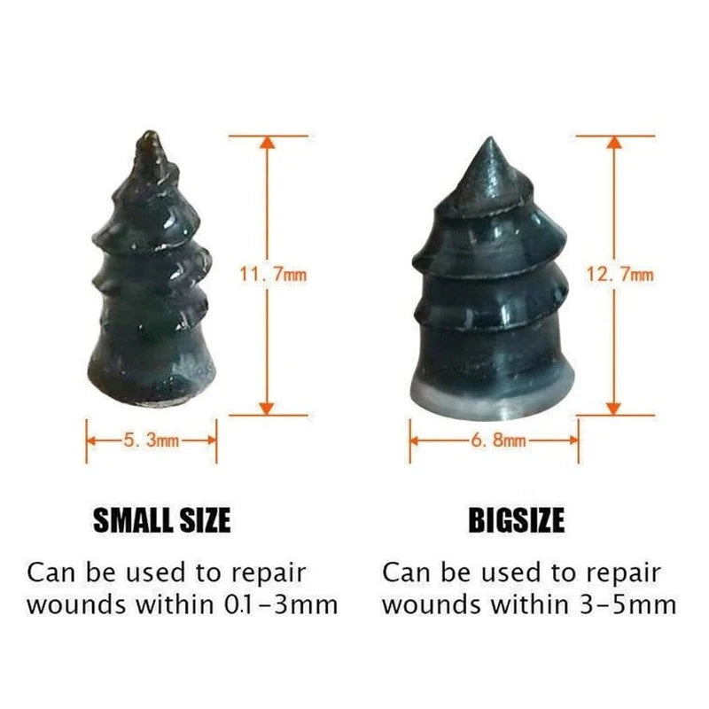 Vacuum Tyre Repair Nails – Tubeless Puncture Screws for Car and Motorcycle