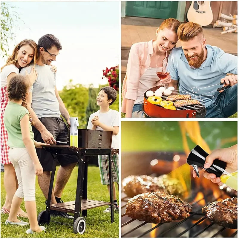 Oil Spray Bottle – Kitchen Vinegar Sprayer for BBQ Cooking and Baking