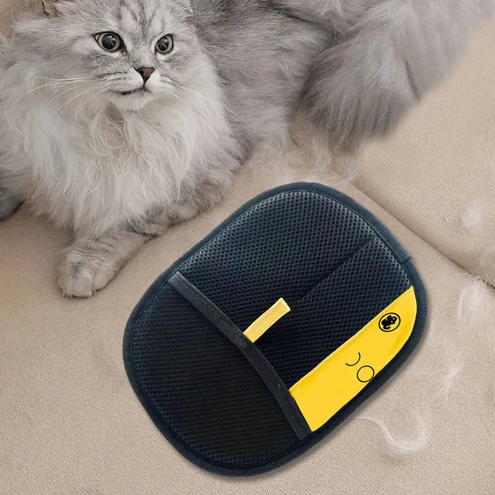 Pet Grooming Glove – Deshedding Massage Brush for Dog and Cat Hair Removal