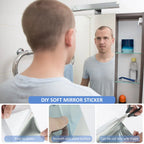 Self-Adhesive Mirror Wall Stickers – Flexible Reflective Safety Decal for Home Decor