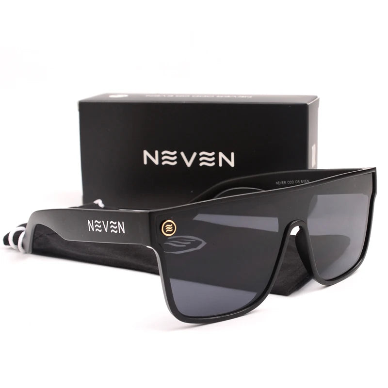 Square Conjoined Lens Sunglasses – UV400 Gradient Eyewear for Outdoor Cycling