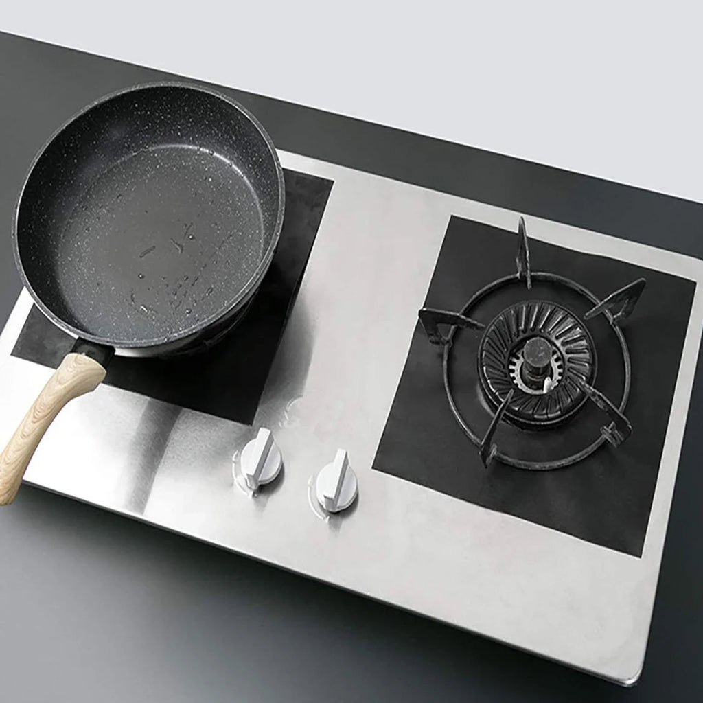 Non-Stick Gas Stove Protectors – Washable Heat Resistant Liners for Kitchen