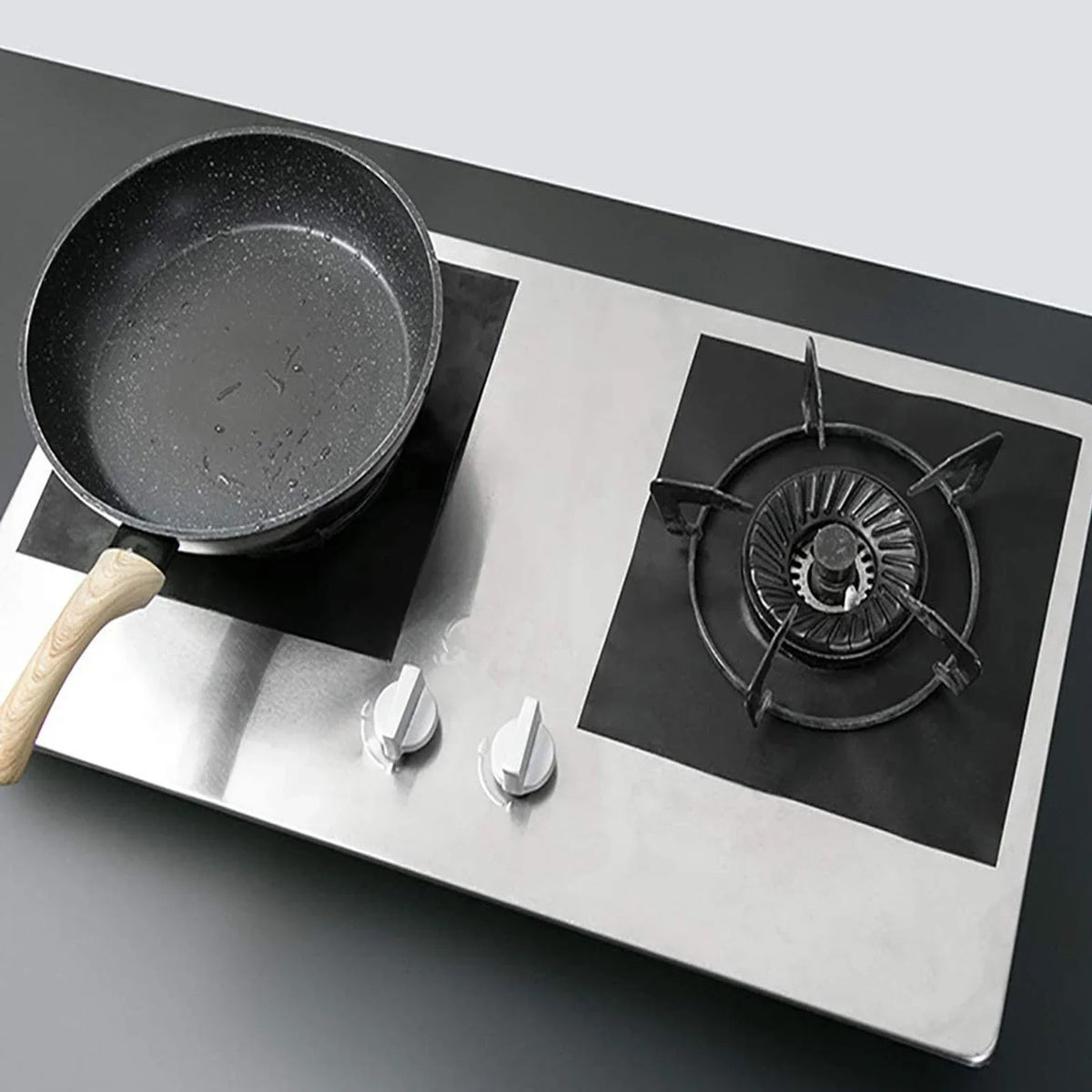 Non-Stick Gas Stove Protectors – Washable Heat Resistant Liners for Kitchen
