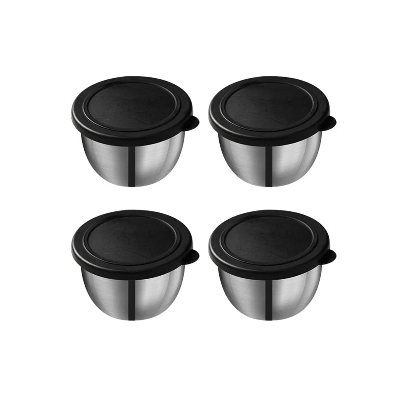 Stainless Steel Sauce Cup – Leakproof Dressing Container for Kitchen Lunch