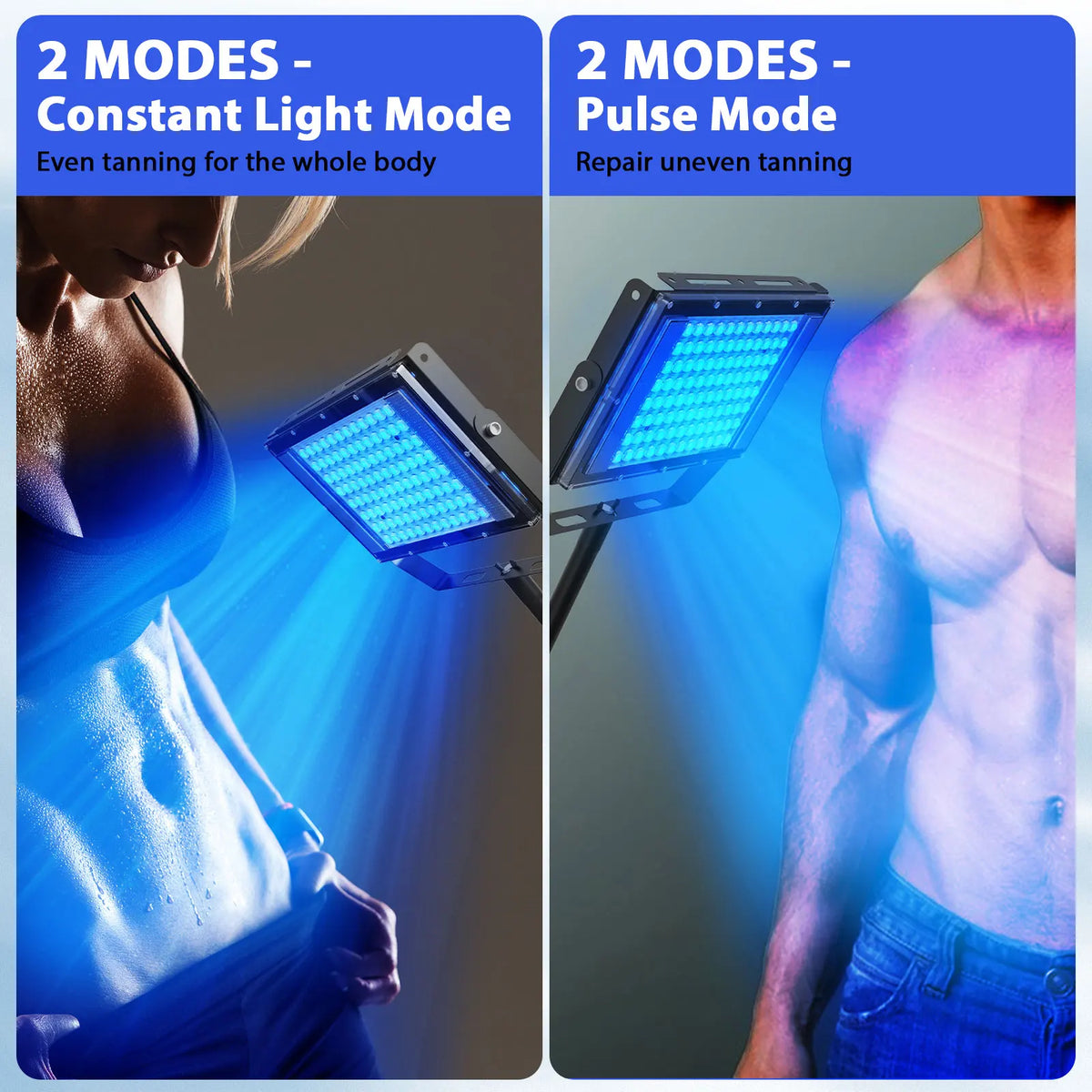 Ultraviolet Tanning Lamp – 50W Blue Light Solarium for Skin Care