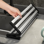 Stainless Steel Roll Up Drain Rack – Foldable Kitchen Dish Drying Basket