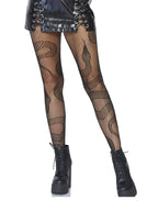 Cross Print Nylon Pantyhose – Gothic Lolita Tights for Cosplay Costume