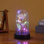 Eternal LED Foil Rose – Glass Dome Decor for Valentine Mother Day Gifts