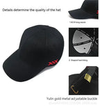 Oversized Cotton Baseball Cap – Adjustable Large Fit for Men and Women
