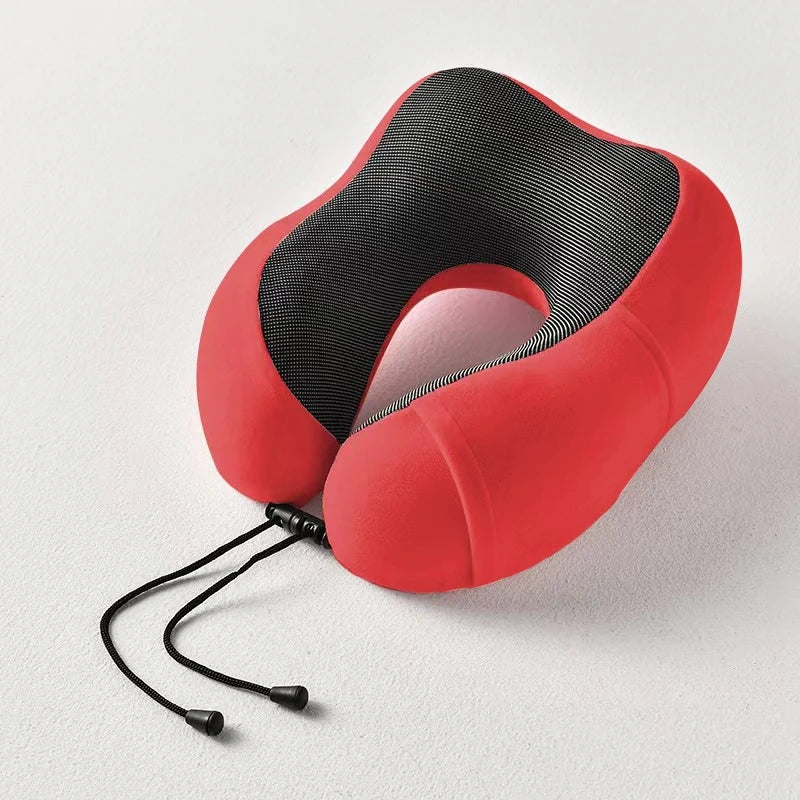 U-Shaped Memory Foam Neck Pillow – Cervical Orthopedic Support for Travel