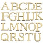 3D Gold Acrylic Letter Wall Stickers – Self-Adhesive Alphabet Home Decor