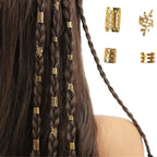 Hollow Out Hair Rings – Metal Jewelry Charms for Braids and Locs