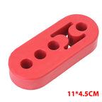 Rubber Exhaust Hanger – 4-Hole Muffler Mount Bracket for Automotive Repair