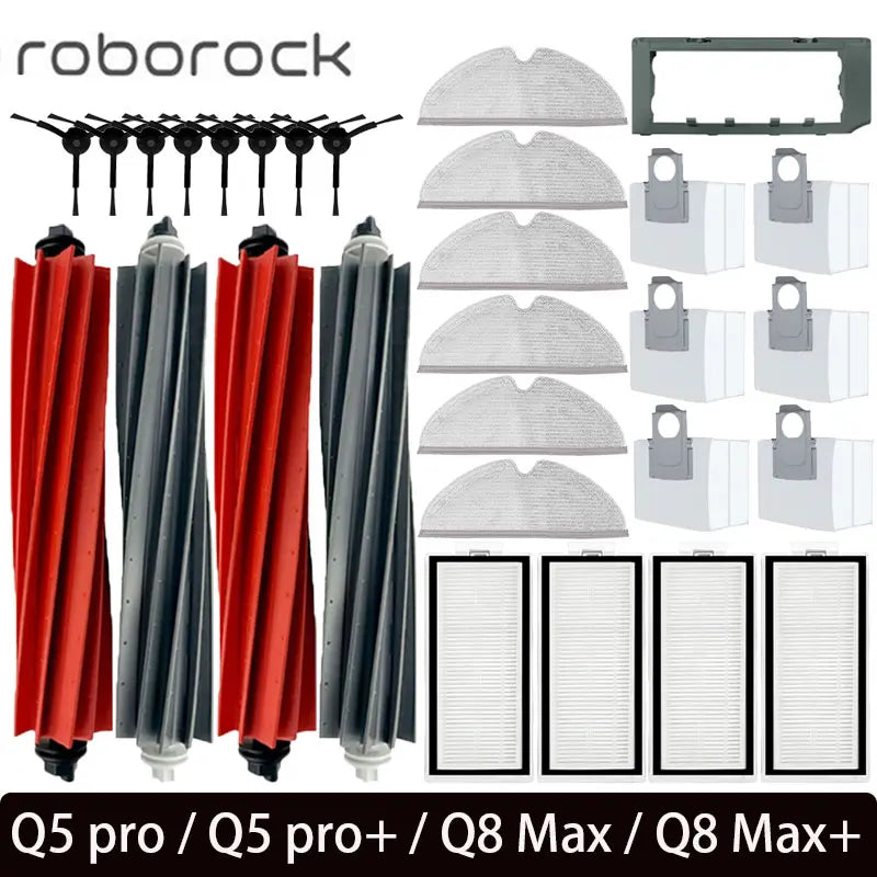 Replacement Vacuum Accessories – Brushes and Filters for Roborock Q Series