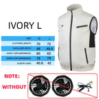 Cooling Fan Vest – Breathable Ice Workwear for Hot Weather Outdoor Labor