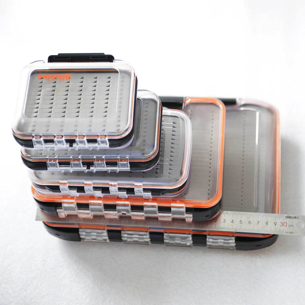 Waterproof Two-Sided Fly Box – Transparent Storage for Fishing Jig Lures