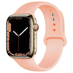 Silicone Apple Watch Sport Band – Adjustable Strap for Series 1-11 and Ultra