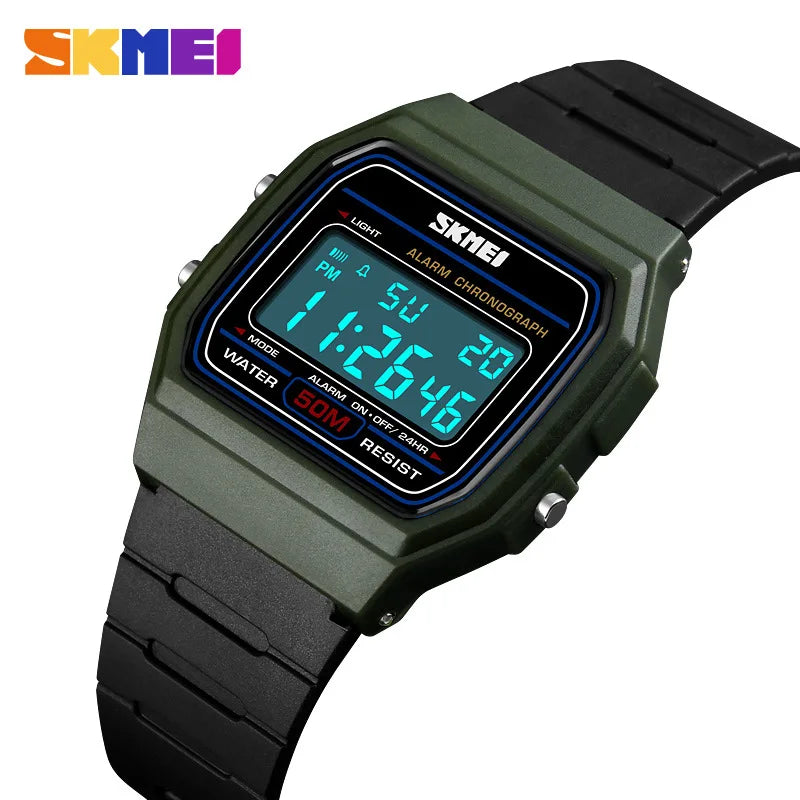 Digital Sports Watch – Waterproof Display for Women