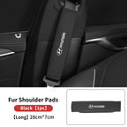 Suede Seat Belt Pads – Shoulder Protection for Hyundai Interior Comfort