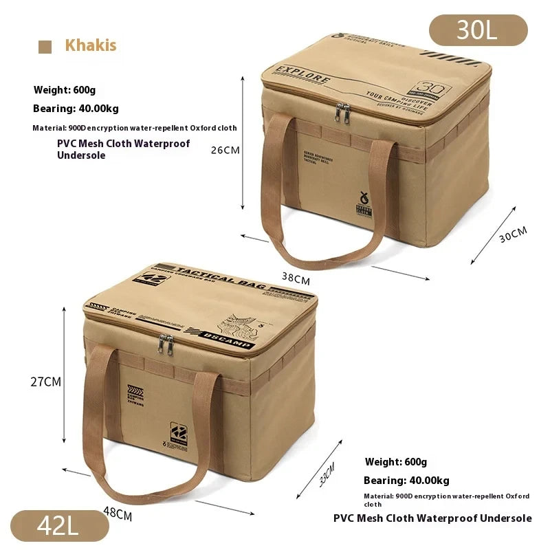 Tactical Camping Storage Bag – Insulated Folding Box for Field Equipment