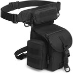 Nylon Drop Leg Bag – Tactical Waist Pack for Motorcycle Hiking Travel