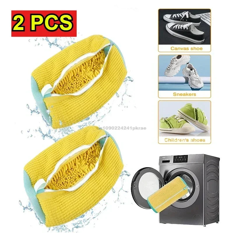 Sneaker Washing Mesh Bag – Protective Laundry Net for Cleaning Shoes