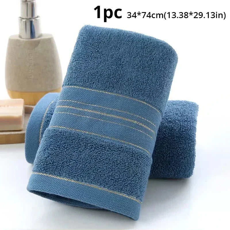 Thickened Cotton Bath Towel – Highly Absorbent Skin-Friendly for All Ages