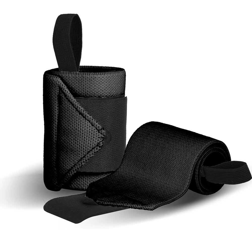 Fitness Wrist Wraps – Padded Support for Weight Lifting and Gym Training