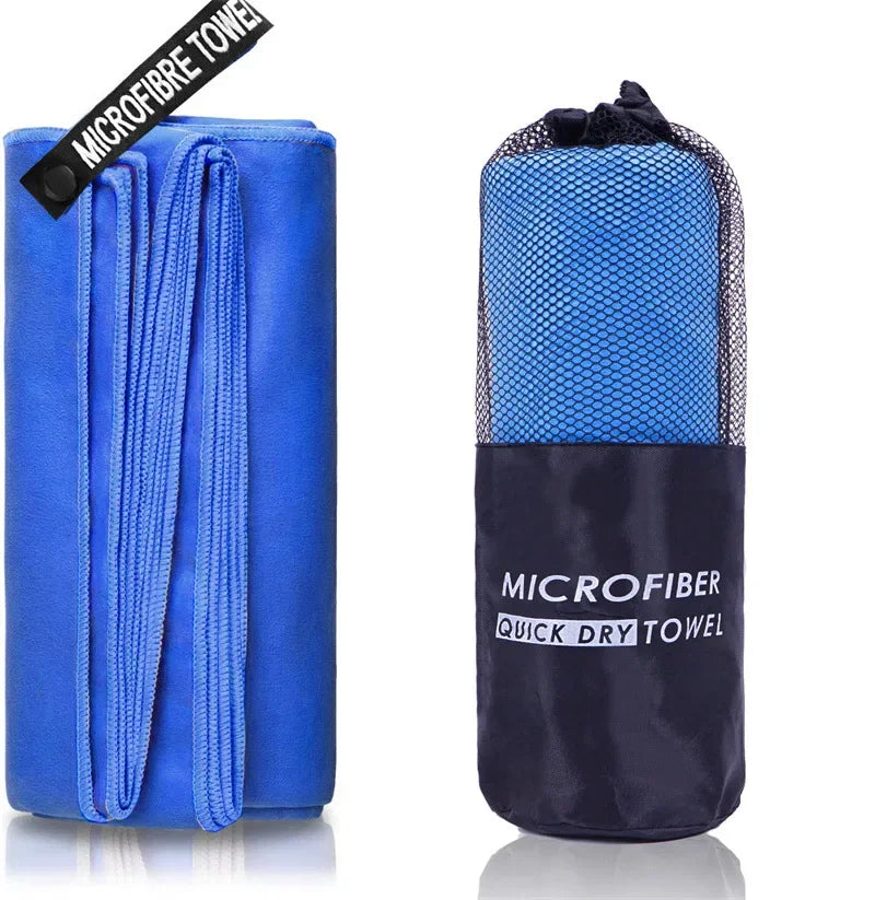 Quick-Drying Microfiber Sports Towel – Compact Travel Gear for Gym and Camping