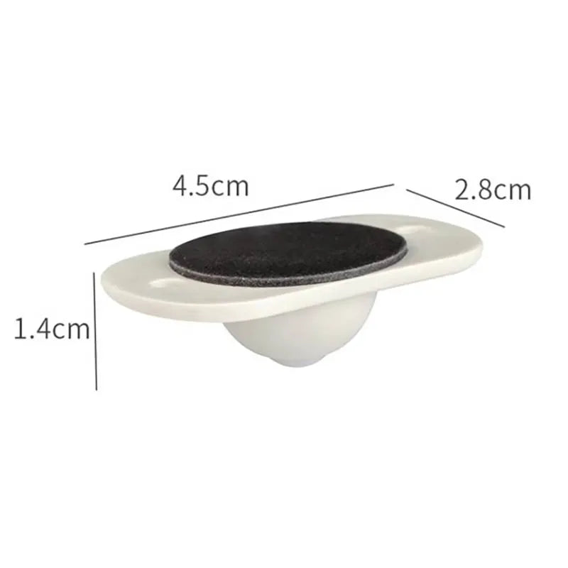 Mini Stainless Steel Swivel Wheels – 360 Degree Adhesive Casters for Furniture