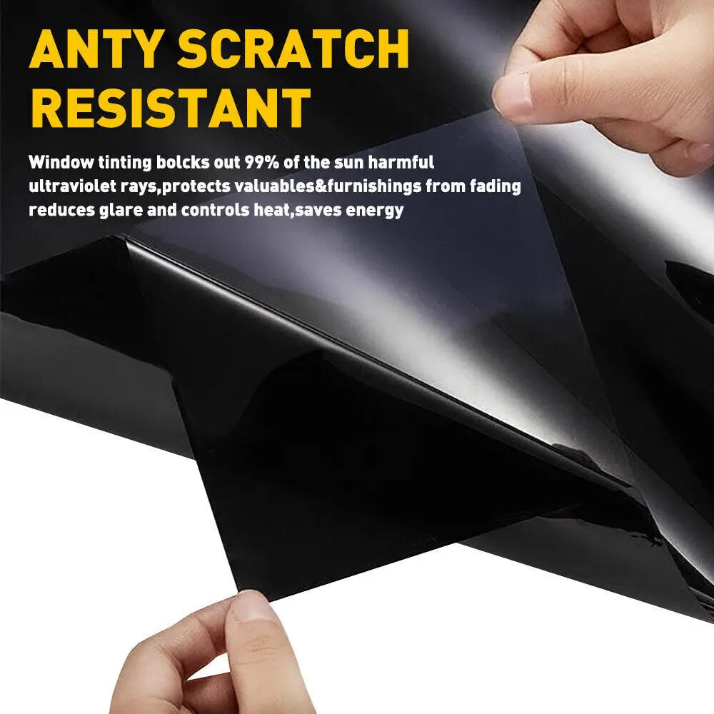 Car Window Tint Film – UV Protection Vinyl for Privacy and Solar Heat Blocking